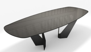 Stół Carbon Space BECZKA WERSJA A