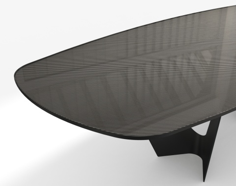 Stół Carbon Space BECZKA WERSJA A