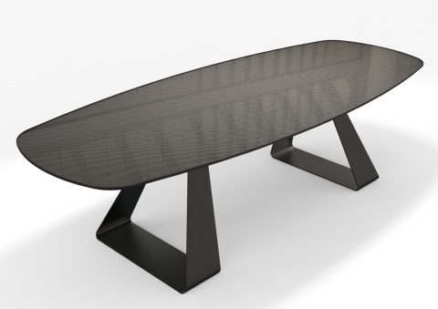 Stół Carbon Space BECZKA WERSJA D