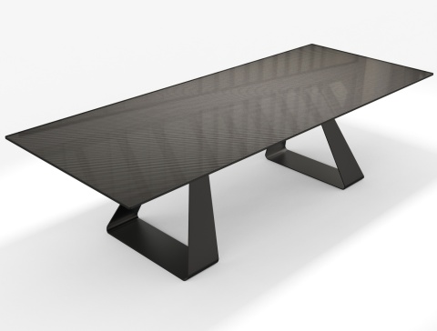 Biurko Carbon Space PROSTOKĄTNY WERSJA D