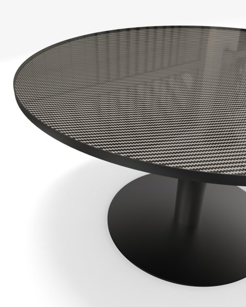 Stolik Kawowy Carbon Space OKRĄGŁY 100cm