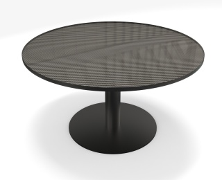 Stolik Kawowy Carbon Space OKRĄGŁY 80cm